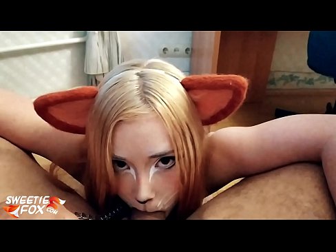 ❤️ Kitsune dîk û kum di devê xwe de dadiqurtîne ❤️❌ Porno li me ﹏